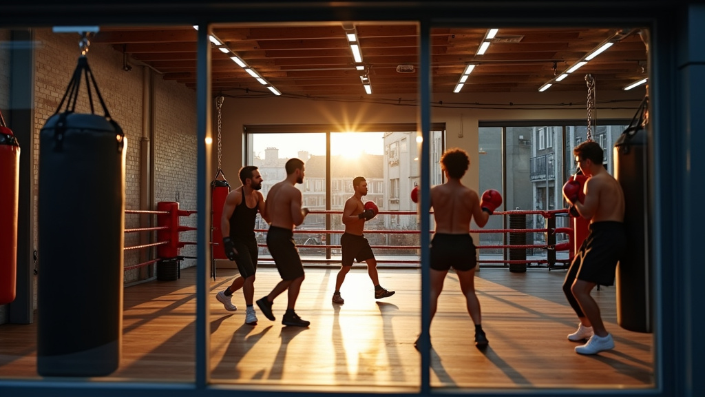 Entraînement de boxe anglaise pour enfants à l'Académie de Boxe de Charenton