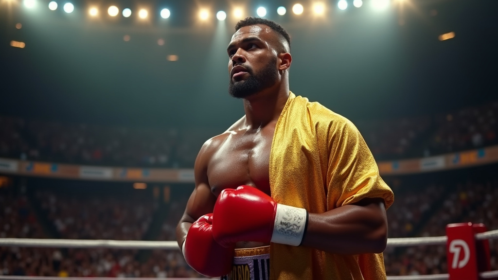 Mohamed Ali en pleine action dans le ring