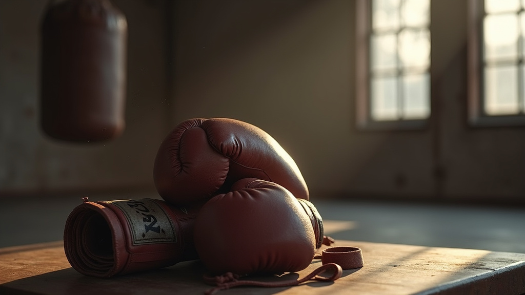 Boxeur portant différents types de gants de boxe pour choisir la paire idéale