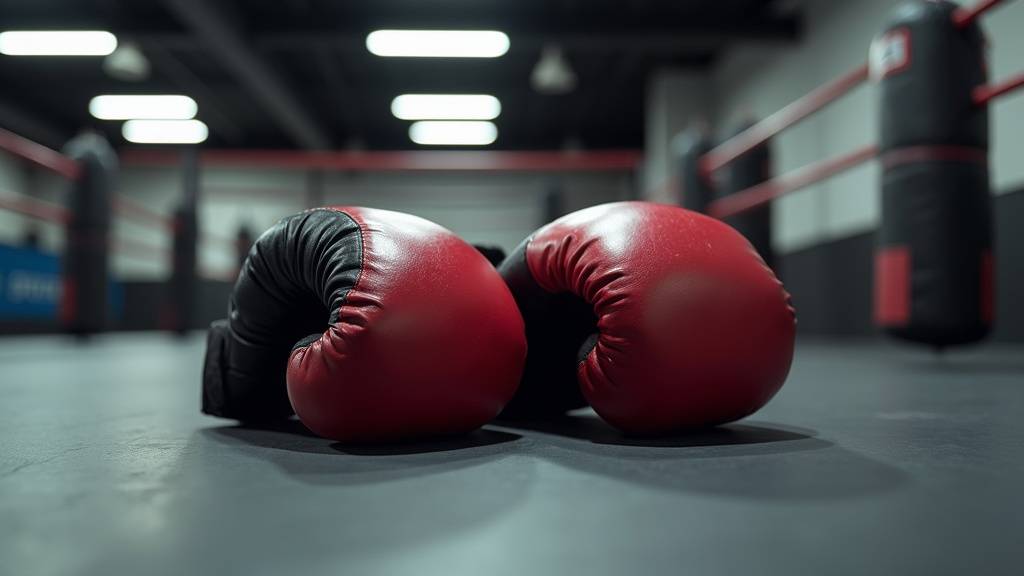 Gants de MMA neufs et prêts pour l'entraînement