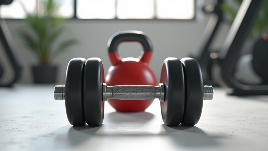 Comparaison de différents types de disques de musculation sur une étagère