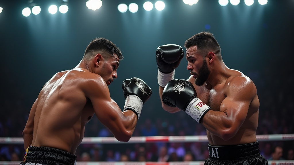 Daniel Dubois célébrant sa victoire après avoir remporté le titre WBO des poids lourds