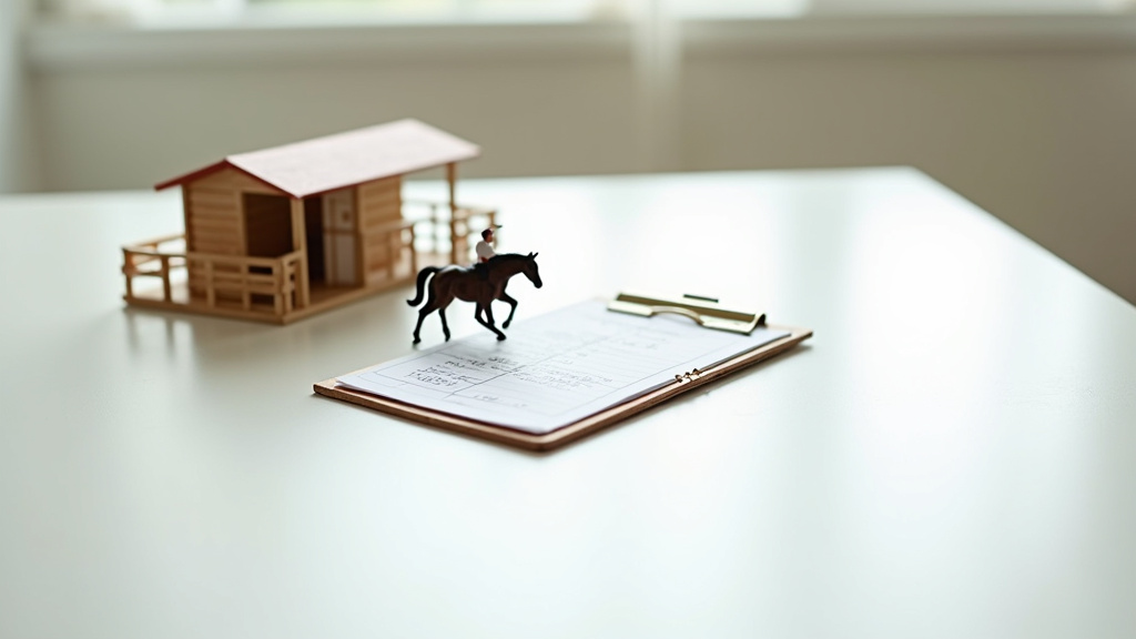 Jockey observant les chevaux lors d'un entraînement matinal