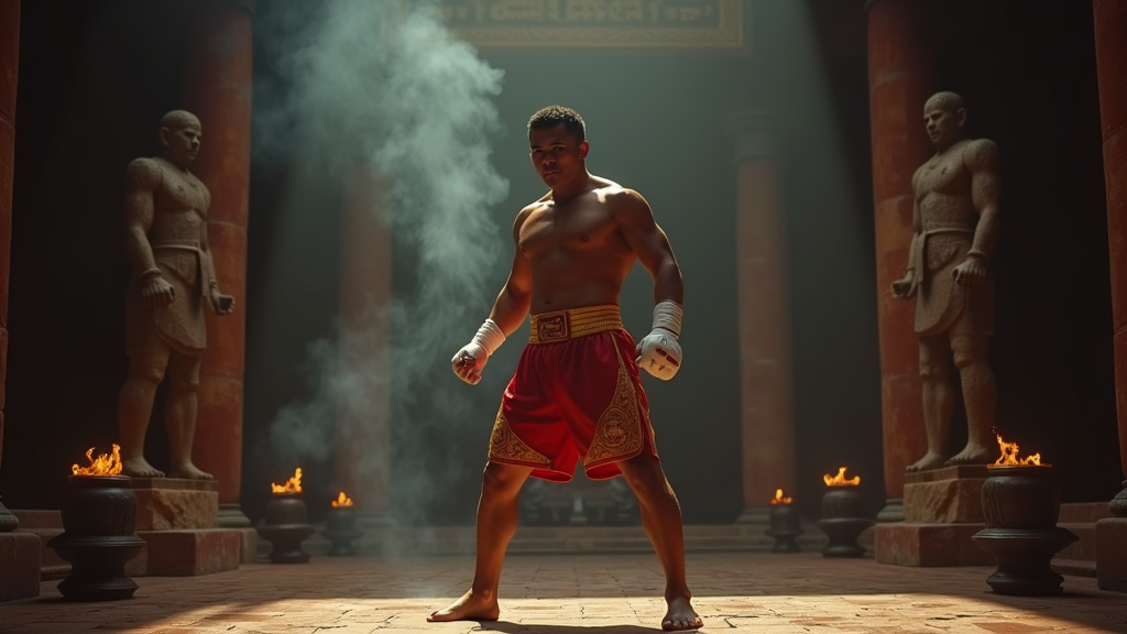 Buakaw Banchamek entraînant au Banchamek Gym