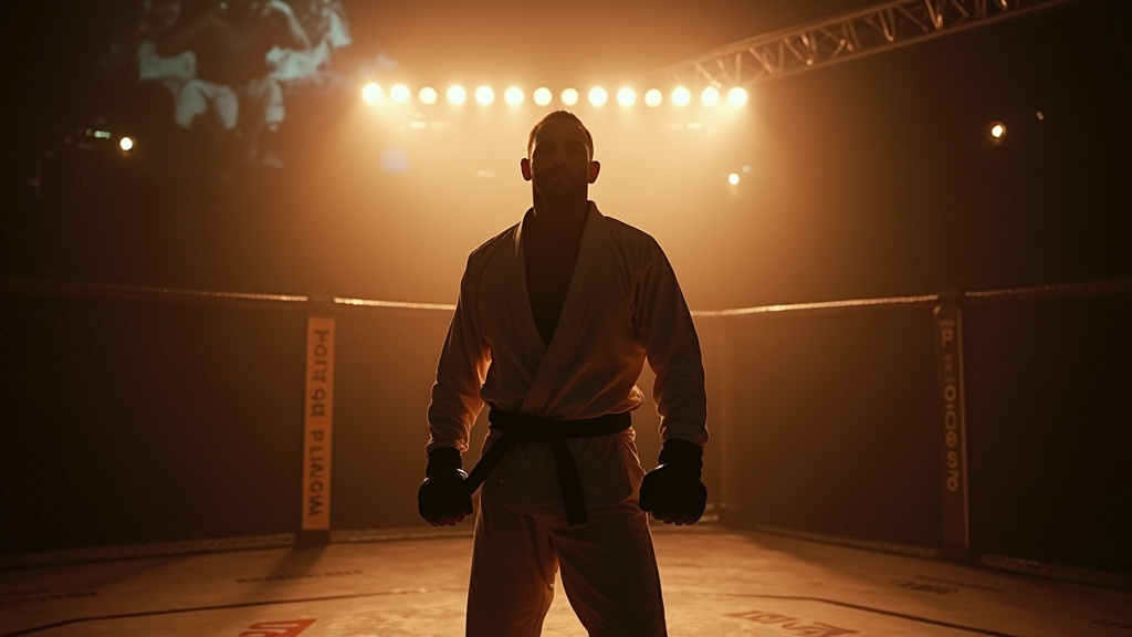 Mirko Cro Cop en action lors d'un combat de kickboxing K-1
