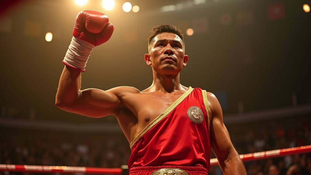 Saenchai lors d'un combat emblématique à Thai Fight