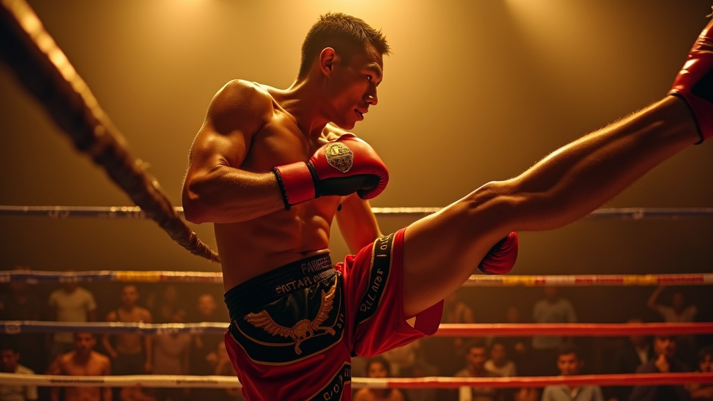 Yodsanklai Fairtex en action lors d'un combat emblématique