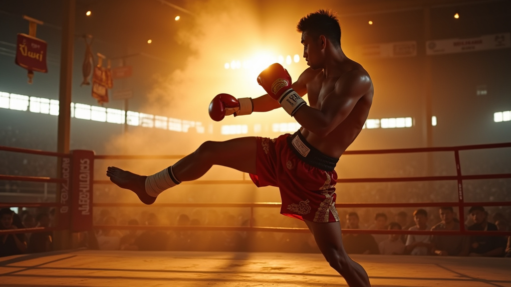Yodsanklai Fairtex en pleine action sur le ring