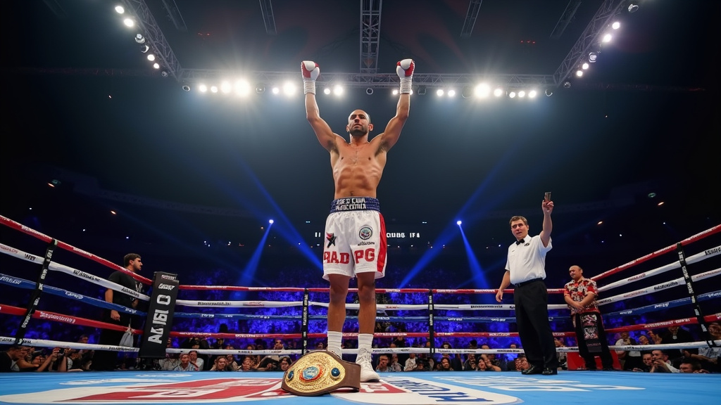 Ryan Garcia en action lors du combat contre Mario Barrios au T-Mobile Arena