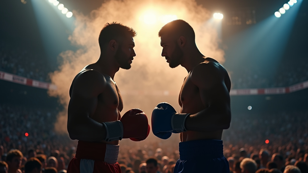 Tyson Fury et Anthony Joshua face à face avant un combat
